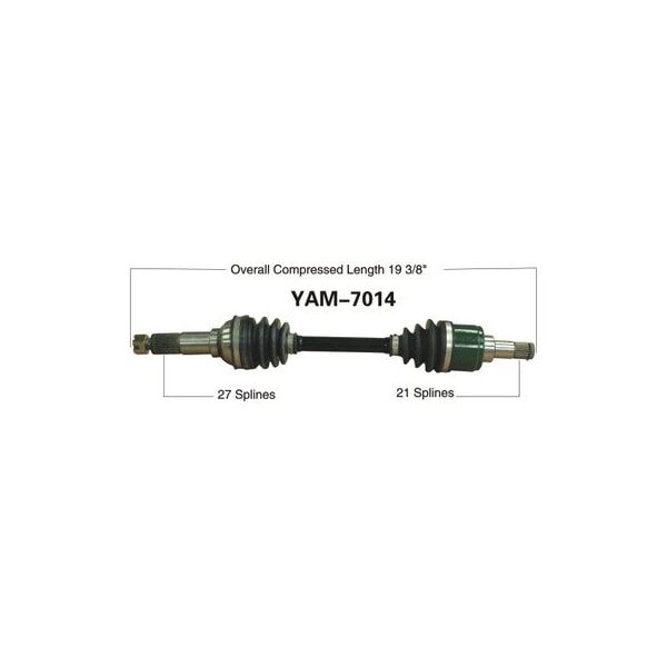 Wide Open OE Replacement CV Axle for YAM FRONT YFM600 GRIZZ 99-01 YAM-7014 - main